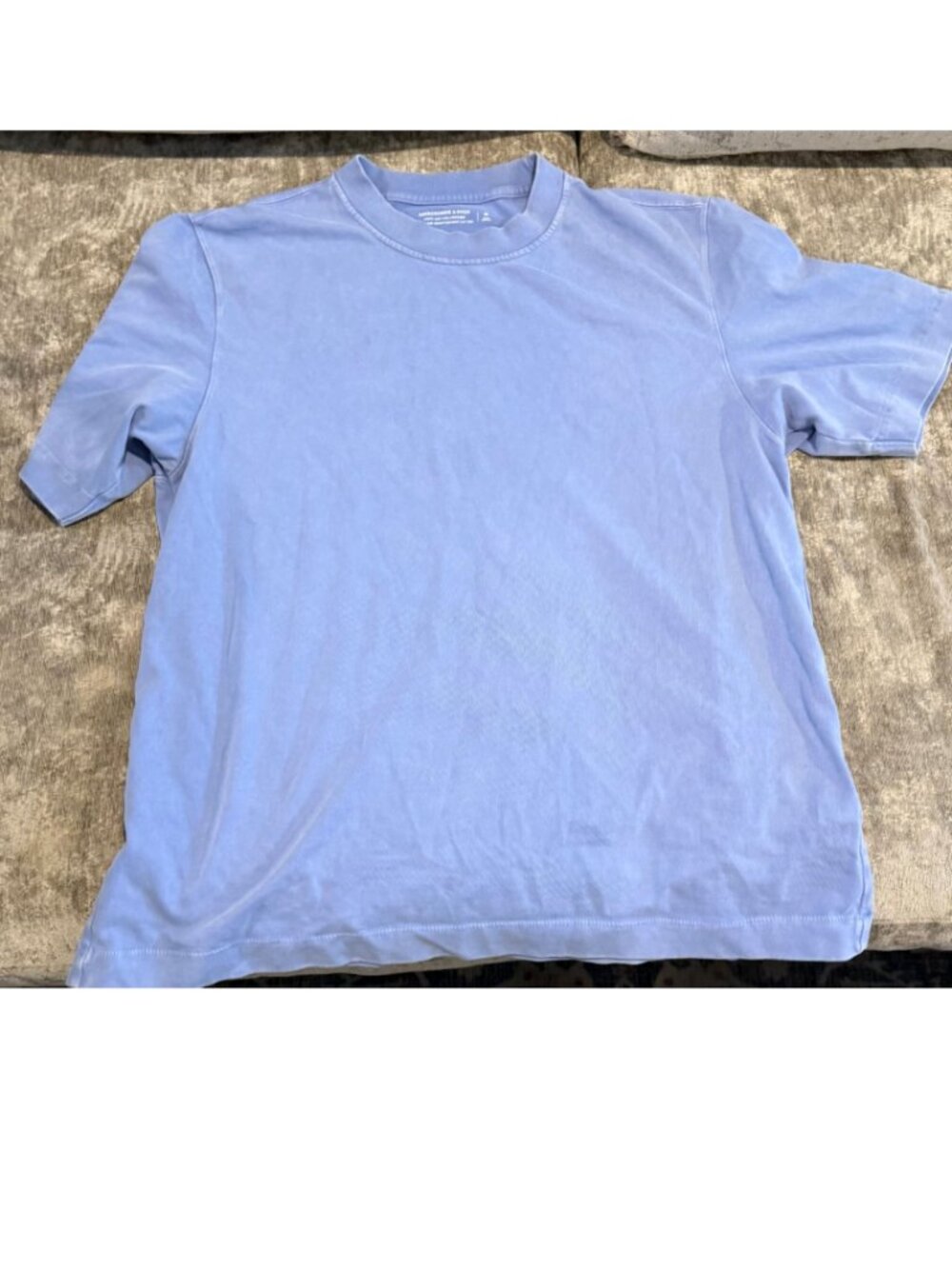 Abercrombie & Fitch - light blue cotton t-shirt - SOFT A & F Collection - size M